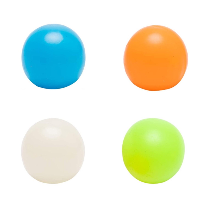 5 Pieces Sticky Wall Balls Ceiling Balls Stress Relief Decompression Fun Toy